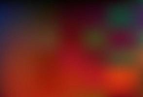 Dark Blue, Red vector glossy bokeh pattern.
