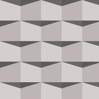 Texture of a brick wall. Futuristic Geometric Light 3D background for the design. Endless seamless monochrome pattern. Vintage seamless wall tiles. Optical Illusion of Volume vector