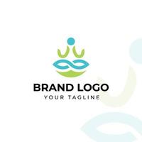 hand drawn ozone therapy logo template vector