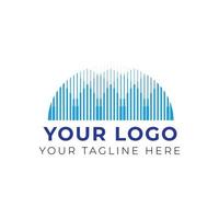 dome logo design template vector