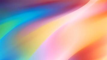 Multicolored Liquid Vibrant Gradient, holographic fluid, Smooth transitions of iridescent colors photo