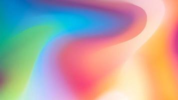 Multicolored Liquid Vibrant Gradient, holographic fluid, Smooth transitions of iridescent colors photo