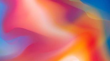 Multicolored Vibrant Gradient Abstract Liquid Marble Background, holographic fluid, Smooth transitions of iridescent colors photo