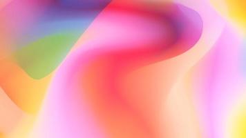 Multicolored Vibrant Gradient Abstract Liquid Marble Background, holographic fluid, Smooth transitions of iridescent colors photo