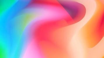 Multicolored Vibrant Gradient Abstract Liquid Marble Background, holographic fluid, Smooth transitions of iridescent colors photo