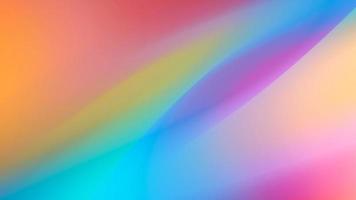 Multicolored Vibrant Gradient Abstract Liquid Marble Background, holographic fluid, Smooth transitions of iridescent colors photo