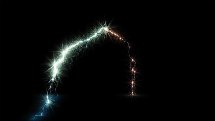 Curved Lightning Bolt Stock Photos, Images and Backgrounds for Free