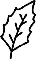 Hand Drawn leaf illustration vector