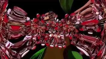 Purple Bellflower Botanical 3D Rendering video