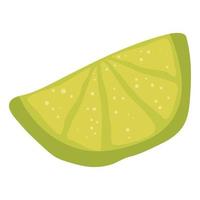 green lemon citrus fruit vector