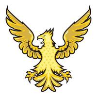 Golden Eagle Symbol vector