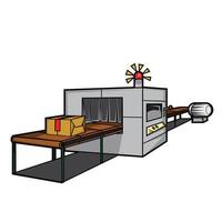 Production Machine Illustration vector