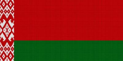 Flag of Belarus on a textured background. Concept collage. photo