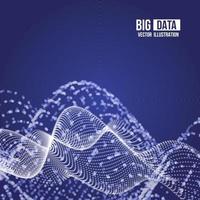 Visual Analytics for Big Data. Vector illustration.