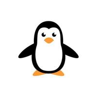 cute penguin logo vector