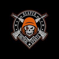 Reaper tactical team logo vector