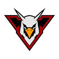 Tactical military phoenix logo design vector