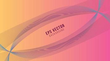 Orange Pink Gradient Line shape Background Abstract EPS Vector