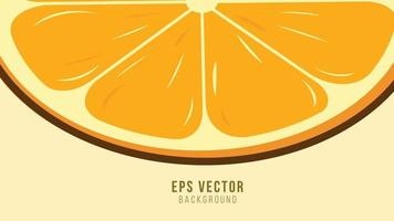 Orange Fruit Shape Background Abstract EPS Vector