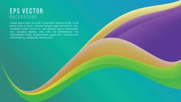 Full Color Line shape Background Abstract EPS Vector