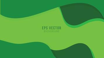 Green Line shape Background Abstract EPS Vector