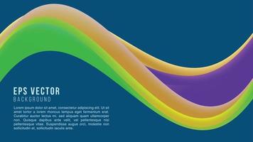 Full Color Line shape Background Abstract EPS Vector