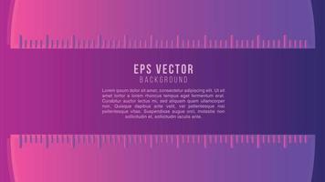 Purple Gradient Back To School Shape Background Abstract EPS Vector
