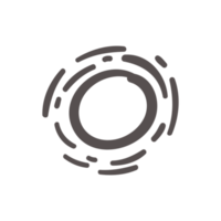 handritad söt seriefigur solnedgången sommar solstrålning element png