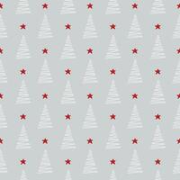 simple and minimal christmas tree pattern vector