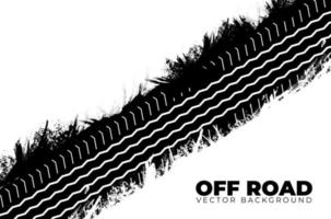 Elegant off road background vector. Black background off road design with tire silhouette vector. vector