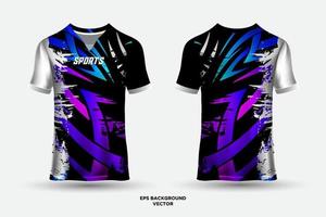 Modern mockup jersey design template vector