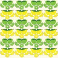 Lemon seamless pattern vector