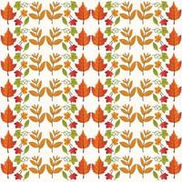 Fall leaves pattern vector