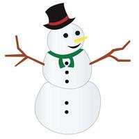 Snowman Clipart Vector