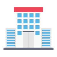 office building vector illustration on a background.Premium quality symbols.vector icons for concept and graphic design.