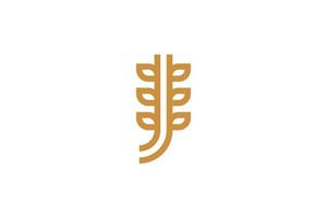 Luxury Letter J Logo vector