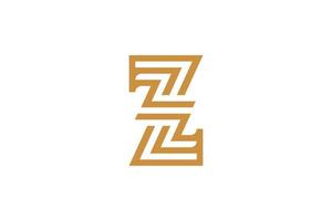 Creative Initial Z Monogram Logo vector