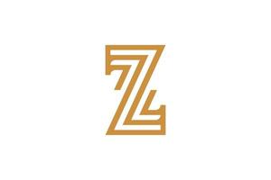 Creative Initial Z Monogram Logo vector