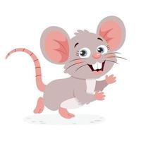 Cartoon Illustration Of A Mouse vector