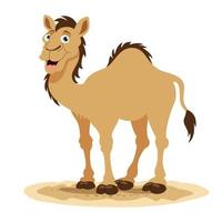 Cartoon Illustration Of A Camel vector