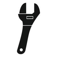 Wrench equipment icon, simple style vector