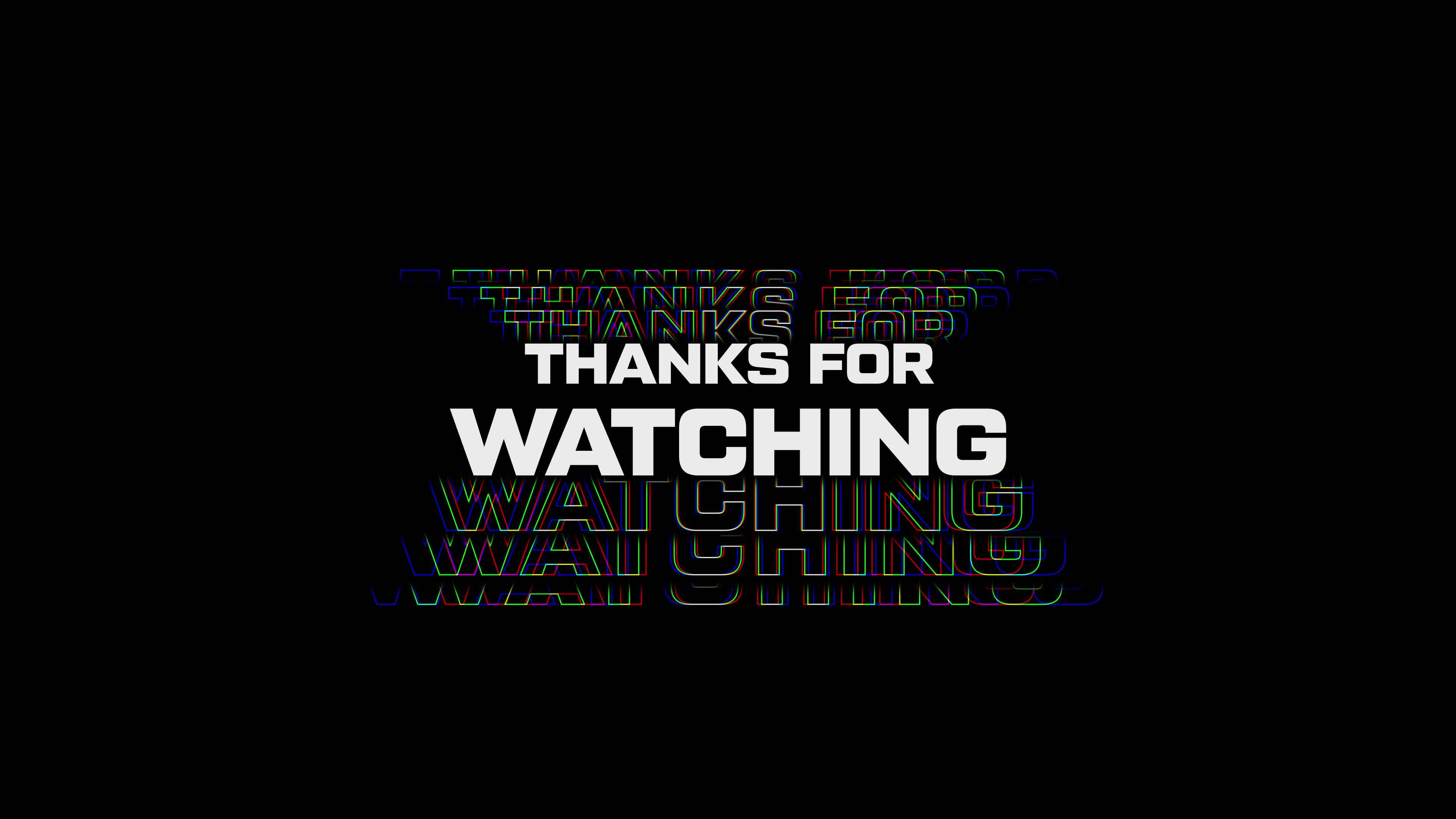 Thanks for watching Animation text with glitch effect 14539591 Stock Video at Vecteezy Thanks for watching Animation text with glitch effect 14539591 Stock Video at Vecteezy