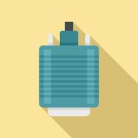 Vga adapter icon, flat style vector