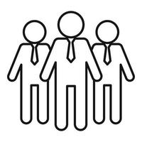 Opportunity group icon, outline style vector