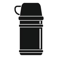 Vacuum insulated container icon, simple style vector