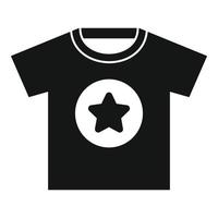 Advertising tshirt icon, simple style vector