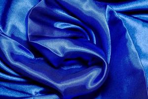 textura de seda azul foto