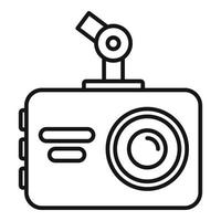 Dvr recorder icon, outline style vector