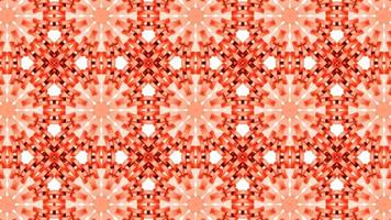 Digital Illustration Red Kaleidoscope Tiles Background photo