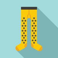Tights icon, flat style vector